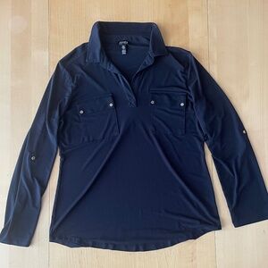 Jones New York Navy Blouse - M
